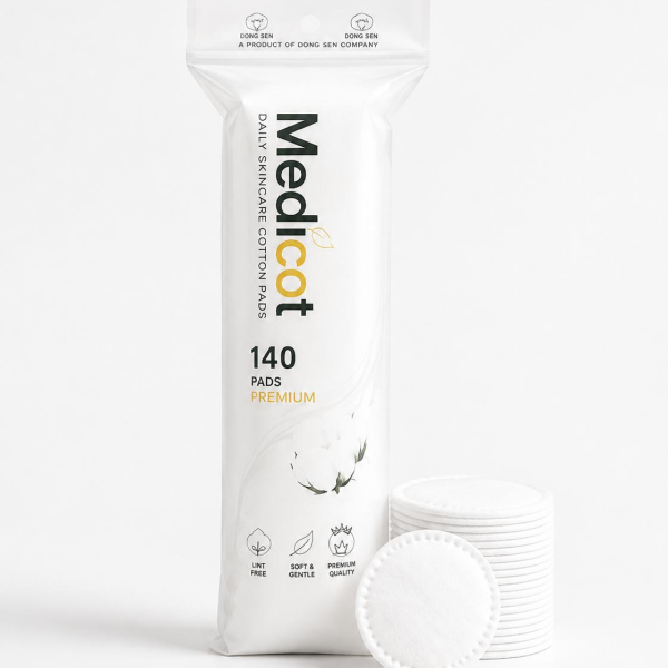 Bông Tẩy Trang Medicot 140 Miếng